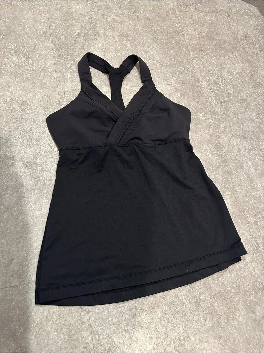 lululemon Black Top with Racerback
